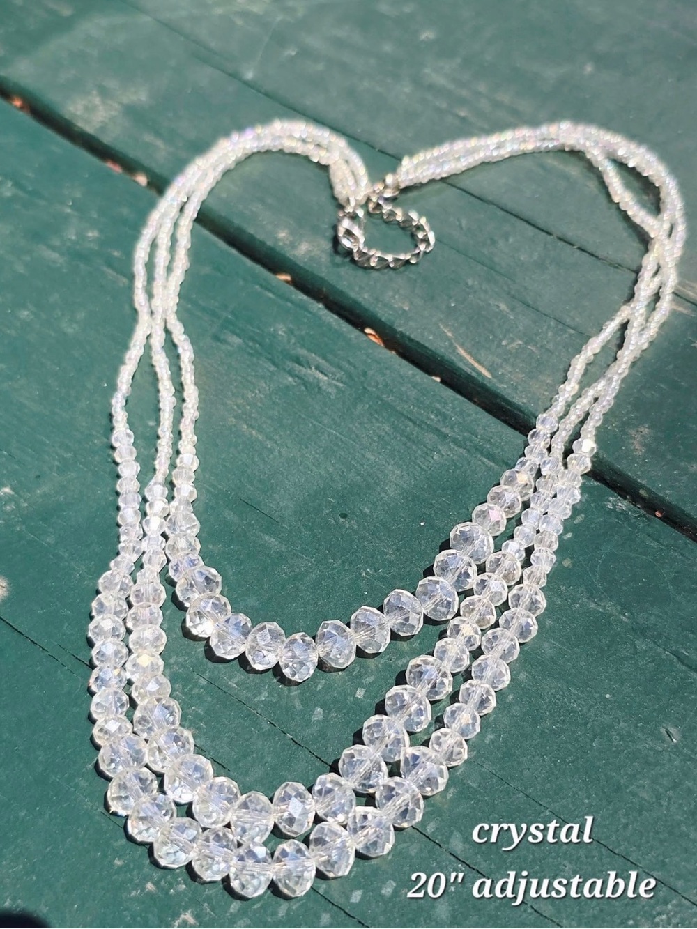 Vintage crystal necklace
